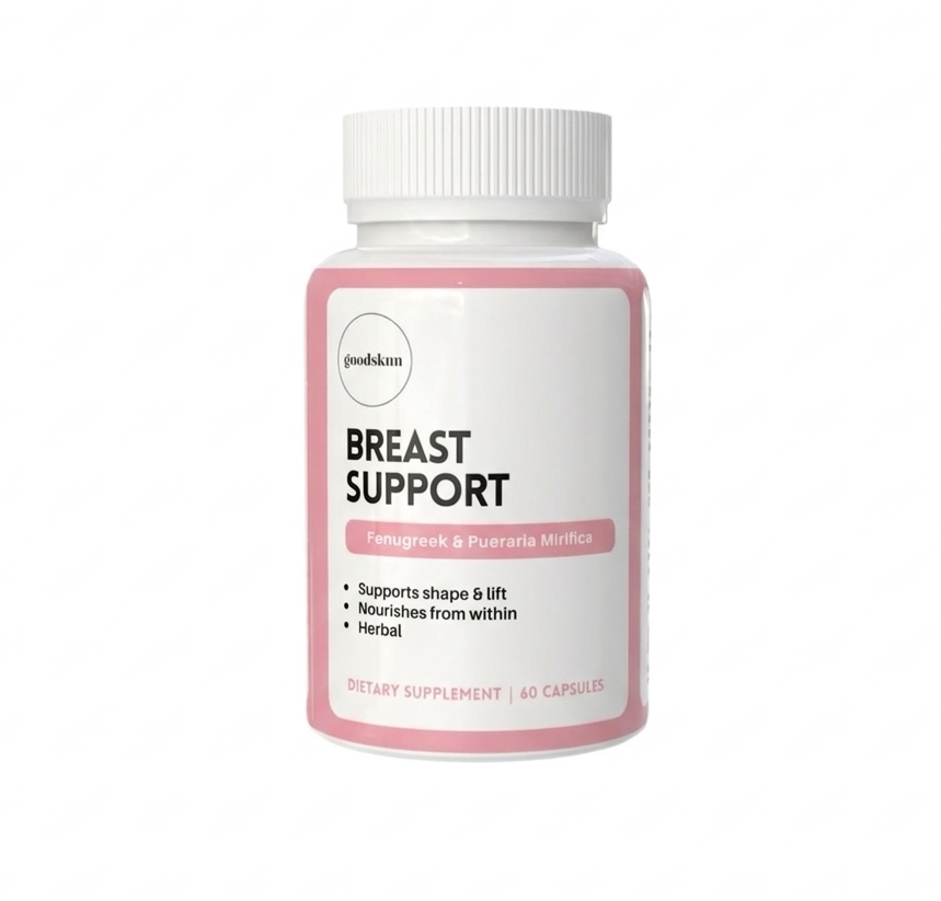 Breast Support Capsules | Natural Herbal Pills for Bigger Bust, Lift & Firmness | Non-Invasive Breast Enhancement Supplement