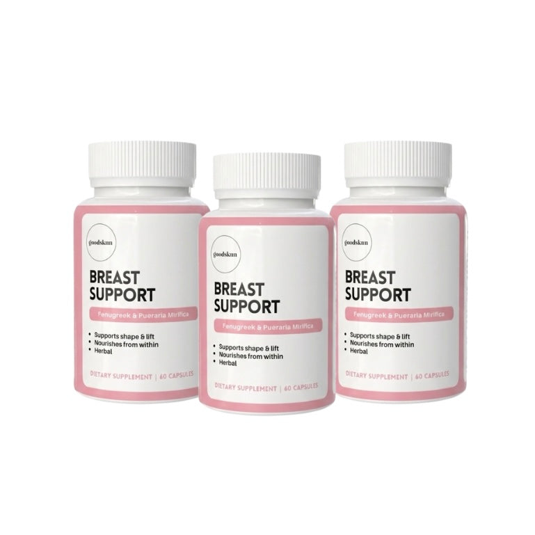 Breast Support Capsules | Natural Herbal Pills for Bigger Bust, Lift & Firmness | Non-Invasive Breast Enhancement Supplement
